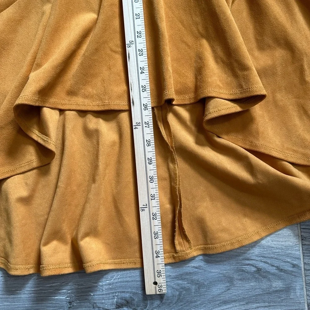 Anthropologie Golden High-Low Skirt - Picture 7 of 14